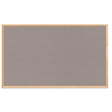 United Visual Products Decor Wood Combo Board, 72"x48", Walnut/White Porcelain & Ultramarine UV705DEFAB-WALNUT-WHTPORC-ULTMAR